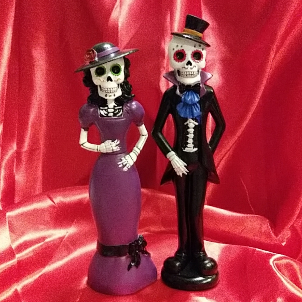 💀Stunning Day of the Dead Couple